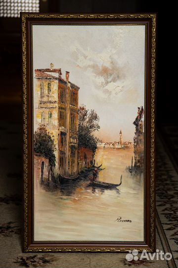 Картина маслом на холсте (в багете)