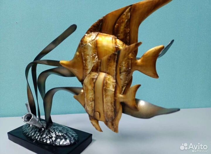 Сувенир настольный Рыбы морские