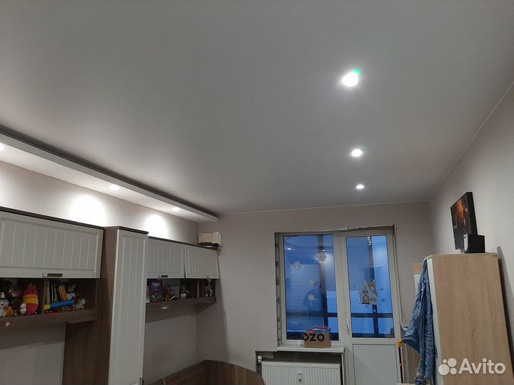 Натяжные потолки ткань