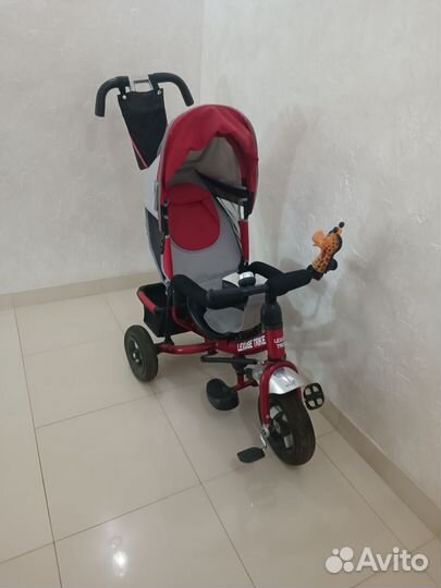 Велосипед коляска с ручкой