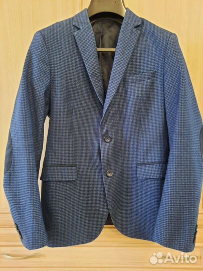 Пиджак школьный для мальчика 164