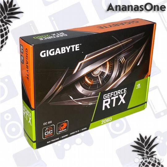 Видеокарта gigabyte nVidia GeForce RTX 2060 OC 6G