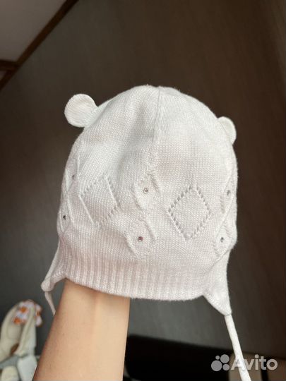 Шапочки демисезонные для девочки