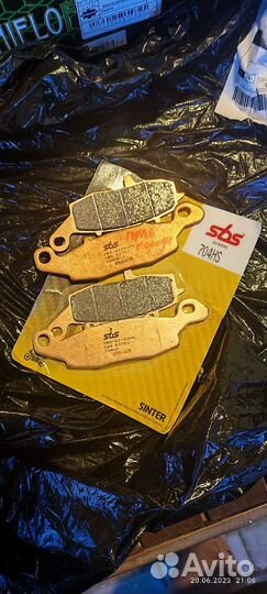 Колодки тормозные мотоцикл sbs 704HS