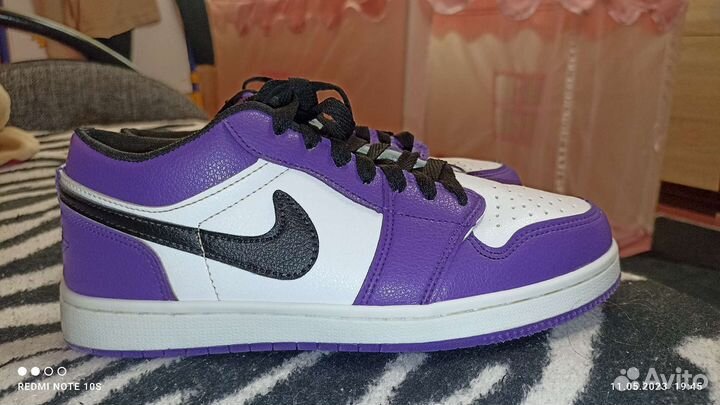 Кроссовки nike джордан (фиолетовые)