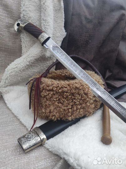 Шашка казачья в мельхиоре