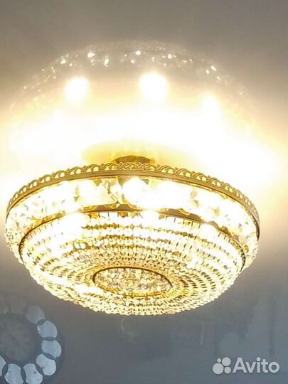 Люстра хрустальная богемия чехия
