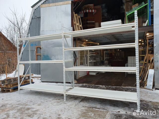 Стеллаж металлический складской до 750 кг на полку