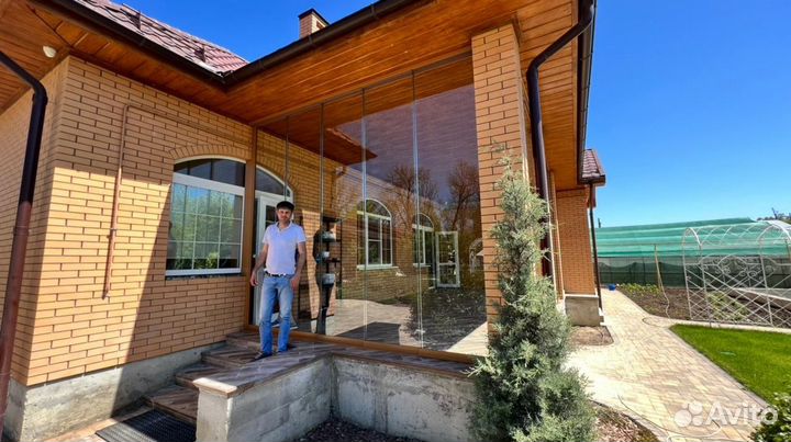 Панараммные окна стекло 10 мм закалённое