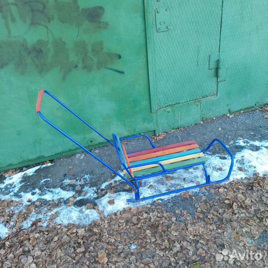 Детские зимние санки