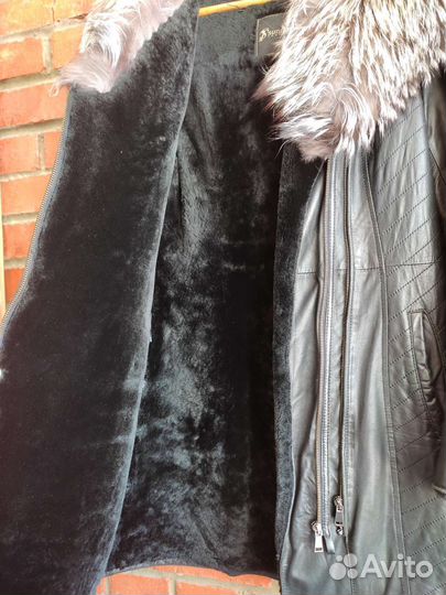 Дубленка натуральная женская 46 размер