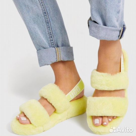 Меховые тапочки ugg