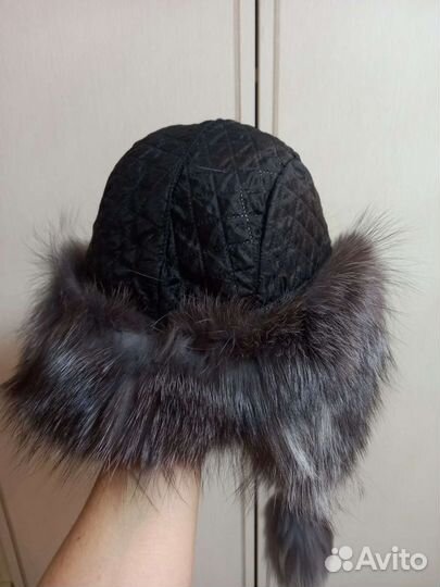 Шапка чернобурка 6-10лет