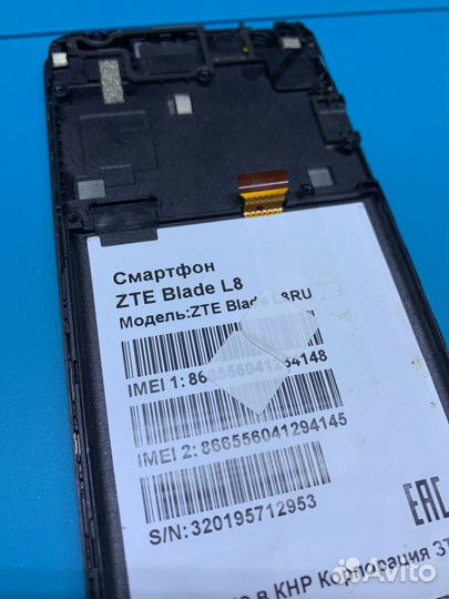 ZTE Blade L8. Дисплей в рамке. Оригинал