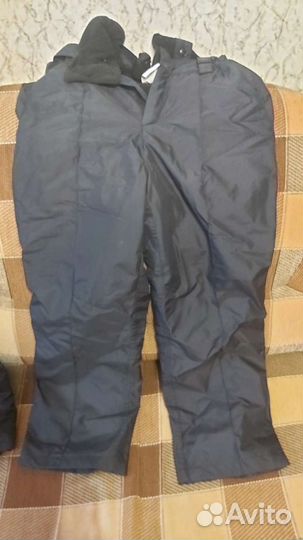 Штаны ватные и ветровлагозащитный костюм