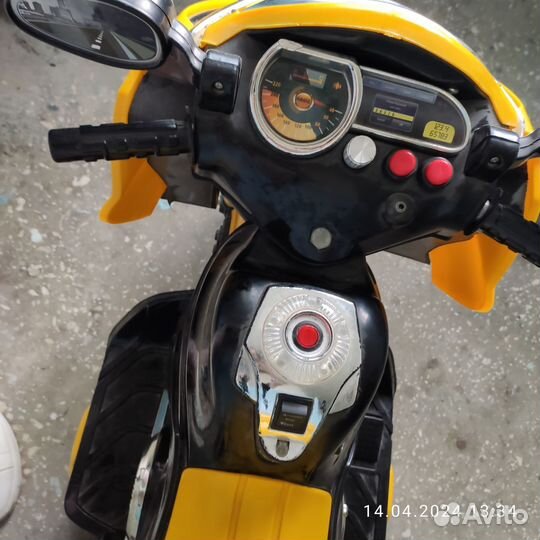 Детский мотоцикл на аккумуляторе бу