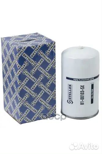 Фильтр масляный H206 D118 Hino 8100103SX Stellox