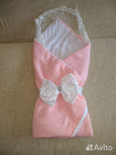 Летний конверт-одеяло на выписку