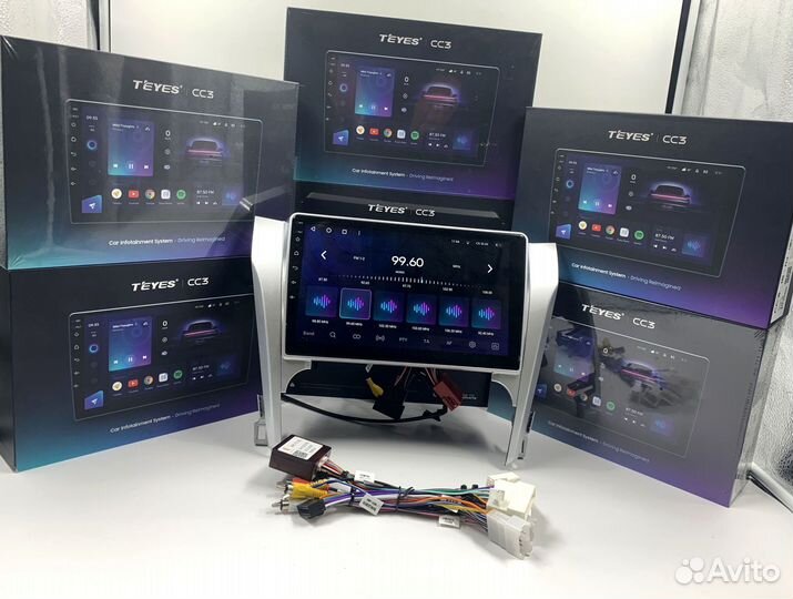 Магнитола на андройде Teyes 4/64 для Тойота