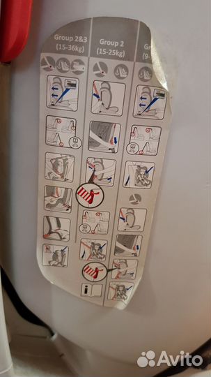 Автокресло Capella группа 1/2/3 (9-36кг)