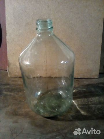 Бутыль стеклянный 10 л