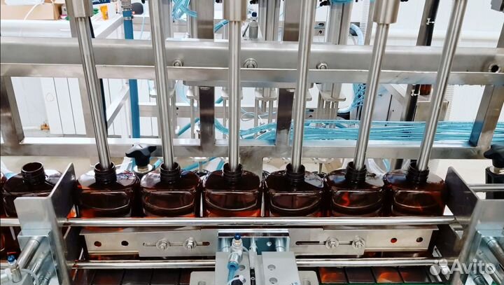 Линия розлива бытовой Химии в Пэт