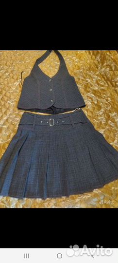 Школьная форма для девочки серая 152 158