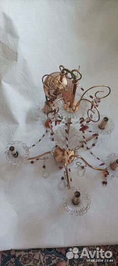 Люстра потолочная бу СССР