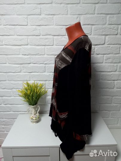 Трикотажная блуза размер 54