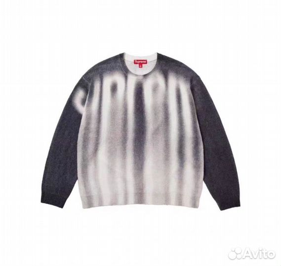 Свитер Supreme blurred logo