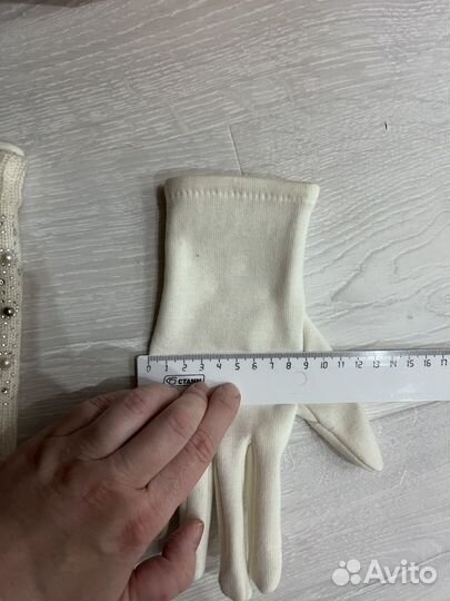 Перчатки с митенками