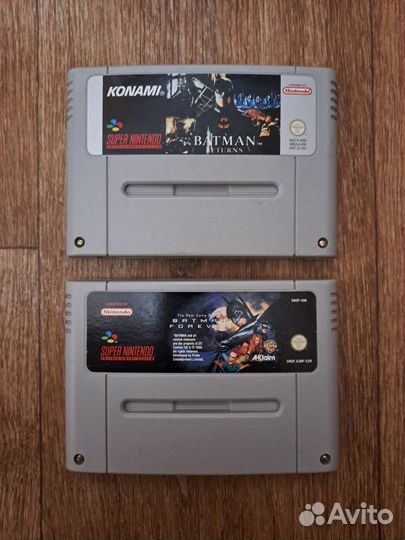 Batman Returns и Batman Forever (snes) оригиналы