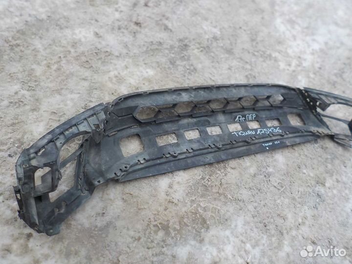 Накладка на бампер volkswagen tiguan передняя