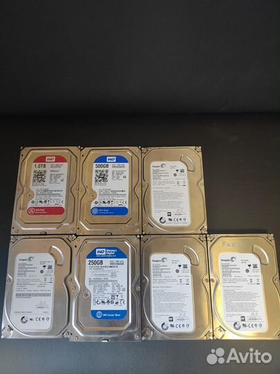 Жесткиe диски 3.5 250gb, 1tb
