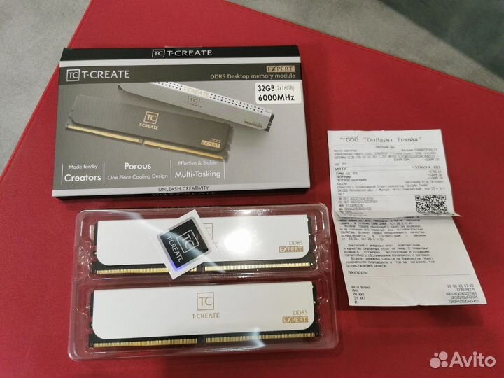 TeamGroup T-Create Expert White DDR5 32GB 6000MHz