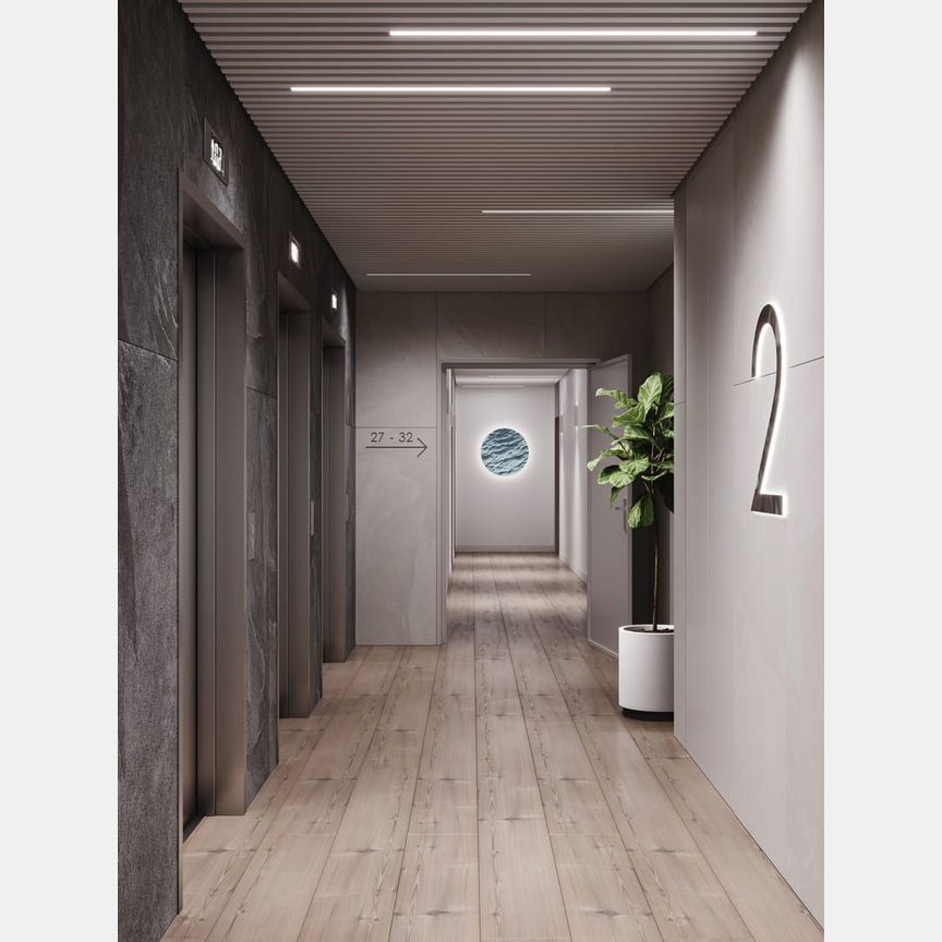 2-к. квартира, 56,2 м², 19/28 эт.