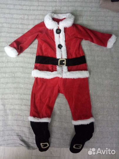 Новогодний костюм Санты 86 92