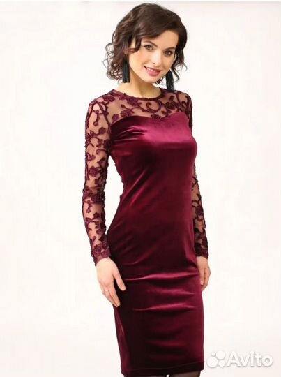 Платье бархат
