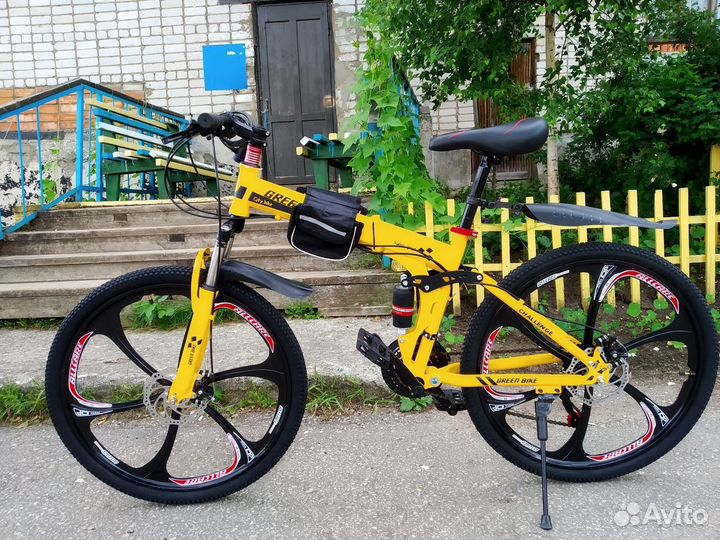 Велосипед на литых дисках складной