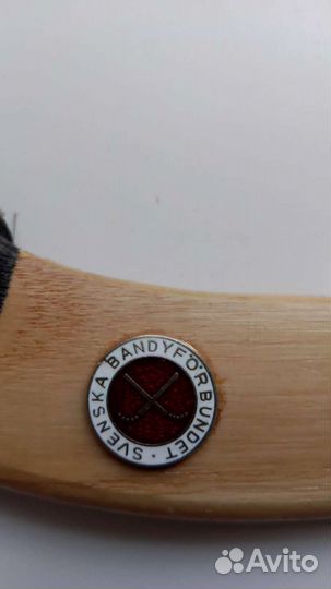 Сувенирная клюшка хоккей с мячом