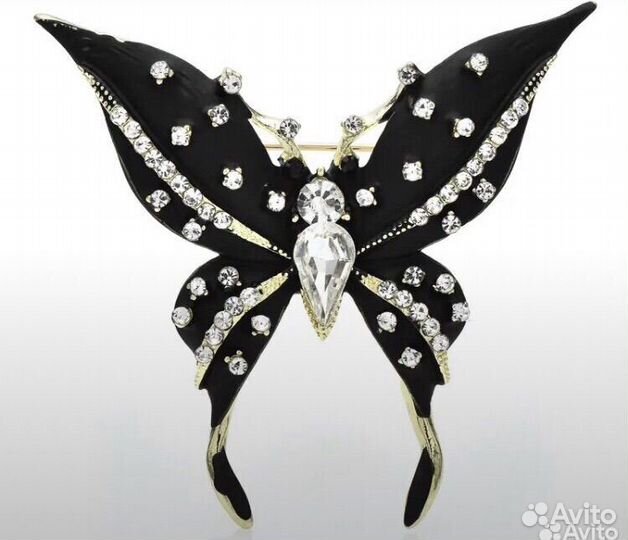 Брошь бабочка кролик пчела стрекоза цветы
