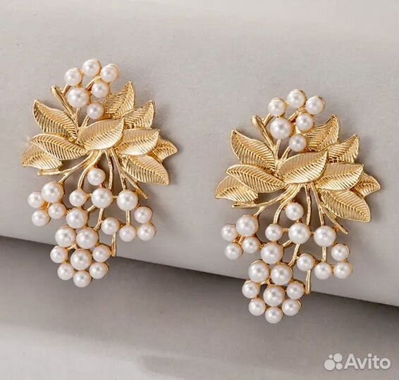 Красивые нежные серьги