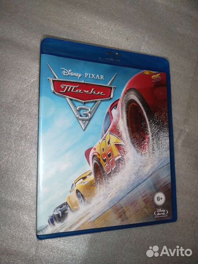Blu-ray лицензия. Тачки 1,2,3. Мультфильмы