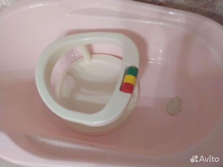 Ванночка для купания+горка+стульчик
