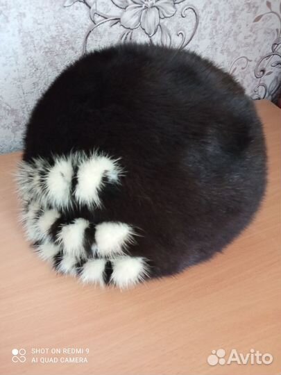 Шапка норковая женская