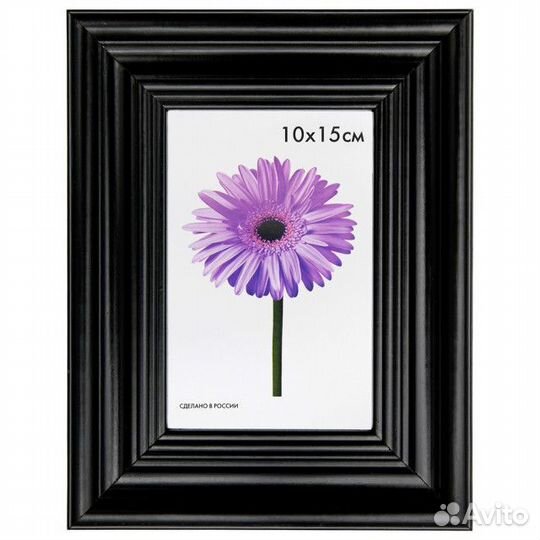 Фоторамка liza 100х150мм черная дерево