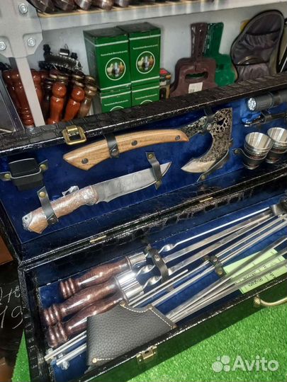 Набор шампуров в кейсе