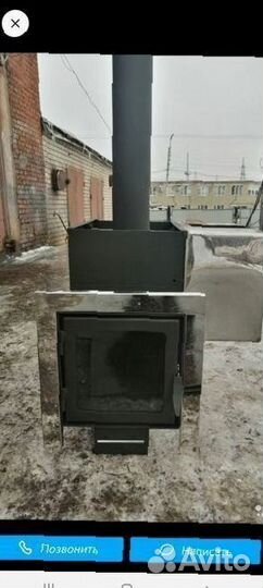 Банная печь Премьера со стеклянной дверкой 0.6 м т