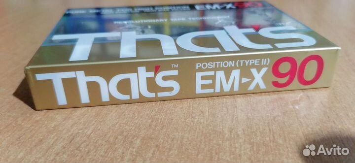 Аудиокассета That's EM-X 90