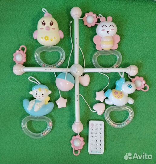 Музыкальный мобиль на кроватку Baby Crib Mobile